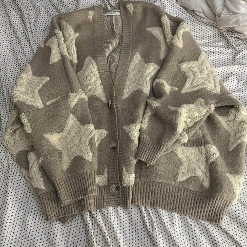 Shop Talulah Star Oversize Cardigan, Small View 4
